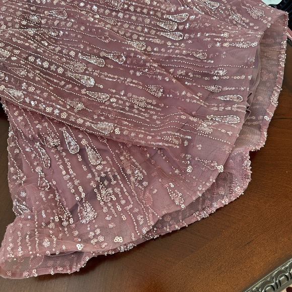 Pink/purple sequin gown - Picture 10 of 12